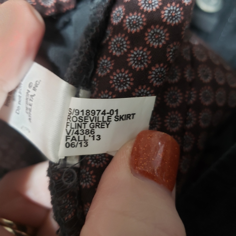 Athleta NWT Sz 8 Roseville Skirt Grey - Picture 13 of 13